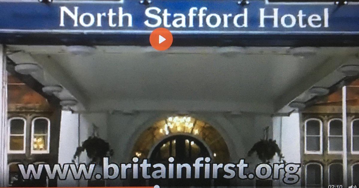 🧐Spot the difference🧐 Fascist scum Britain First film themselves at North Stafford Hotel which is housing migrants 17 days later racist MP Jonathan Gullis does exact same thing and pays Facebook to promote the video. Kick these racist Tories out! @uaf @AntiRacismDay