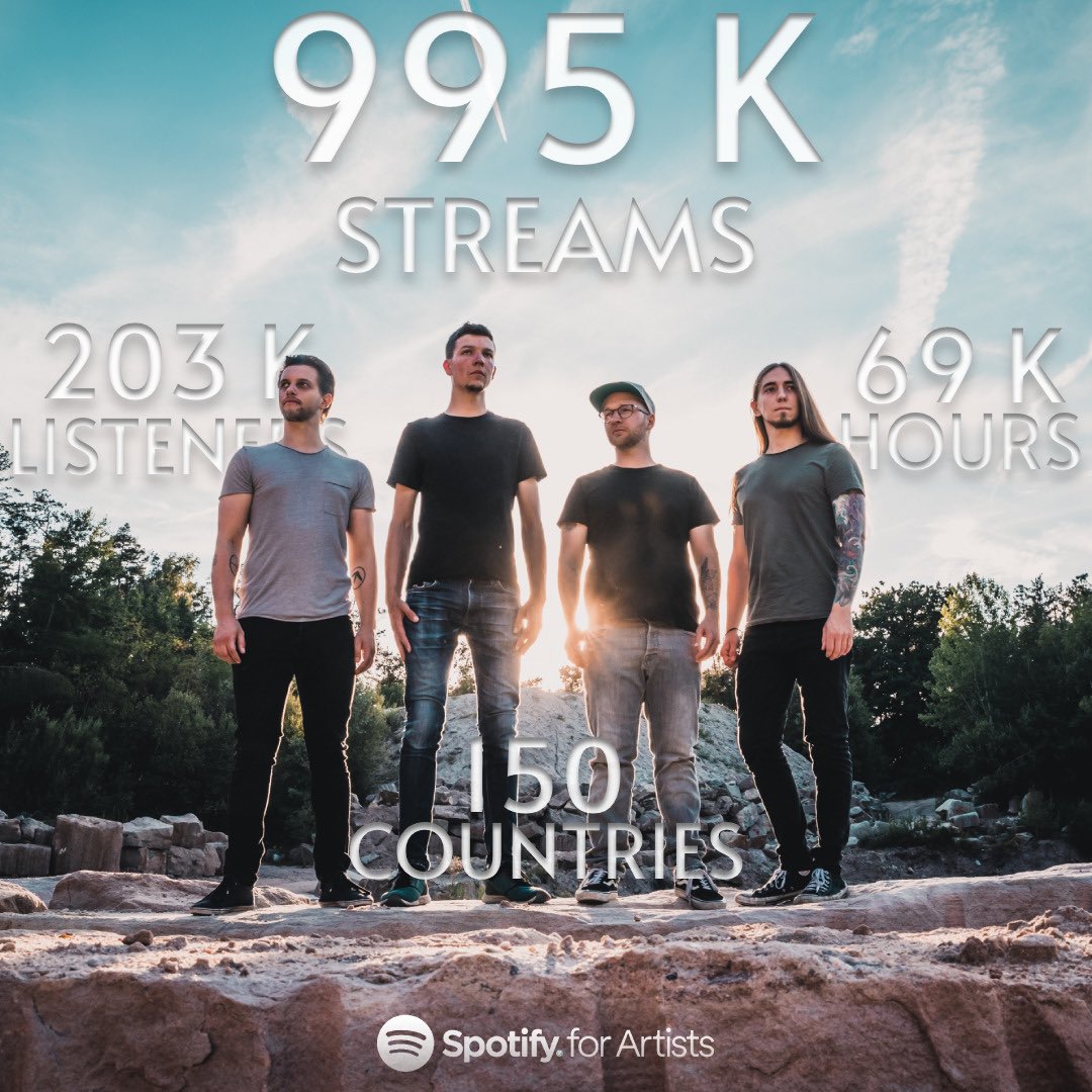 TorrentialRain6's tweet photo. What a beautiful @SpotifyDE wrapped you gave to us! 
That kind of support and love really means the absolute world to us! Thank you all so much for paying attention to this band! From the bottom of our hearts: 
Torrential Rain ❤️ you!

@TorrentialRainJ #SpotifyWrapped #support https://t.co/hPnqC1arfF