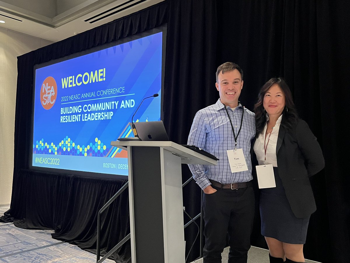 mtpoc's tweet image. .@bclynchschool &amp;amp; @RocheCenter are represented well at #NEASC2022 in Boston! @MollyMcMahonBC led a pre-conference session on whole adults &amp;amp; whole child education; @drBelleLiang &amp;amp; @How2Navigate are presenting today’s keynote; &amp;amp; I’ll be presenting tomorrow!