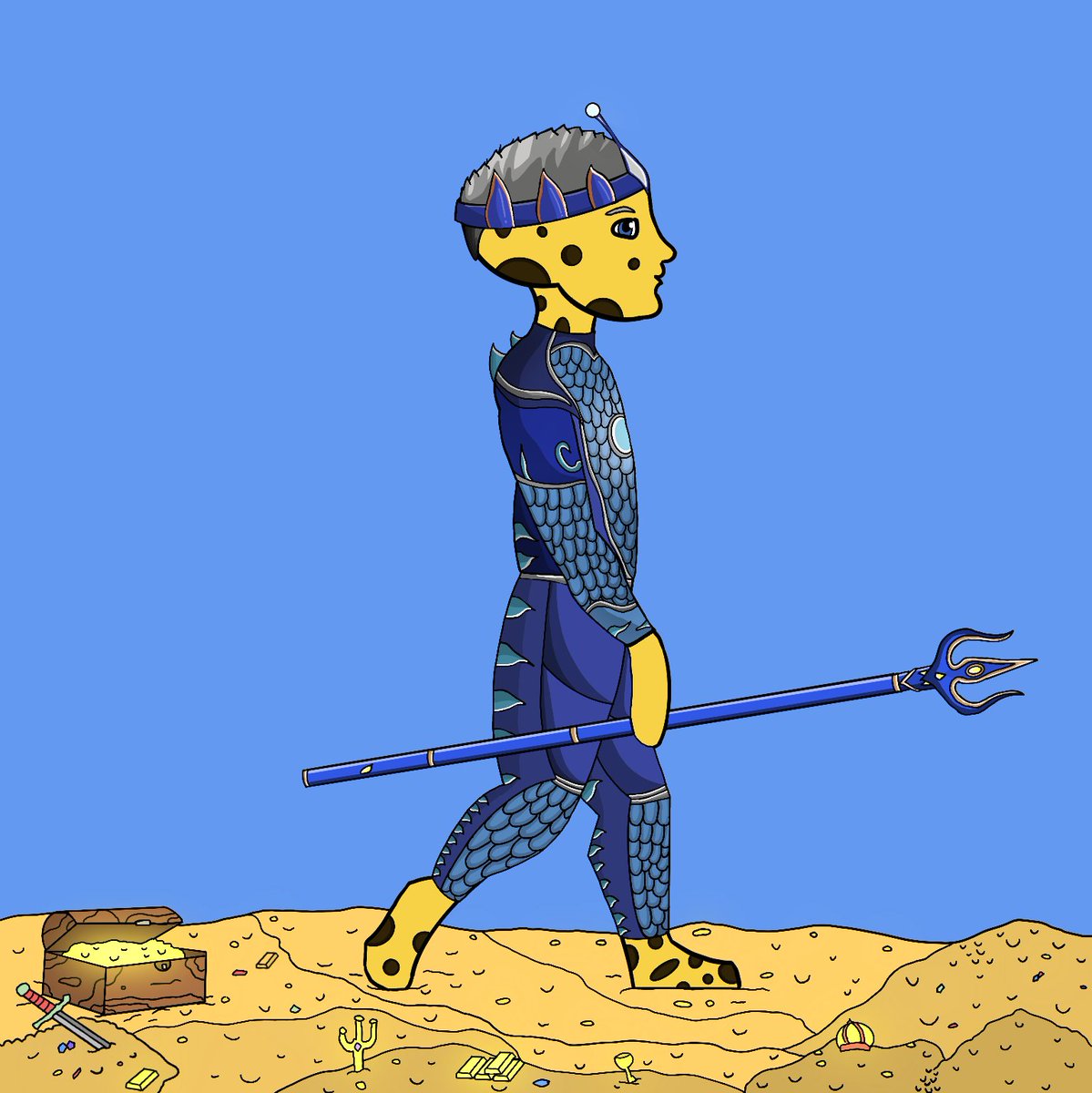 This weeks Ally 1/1 to enter the collection is to honour the amazing work by the incredible team at <a href="/TheAquaverse/">Aquaverse 🔱</a>. They have produced one of the most inspiring and admirable collections on mulitversx and continue to prove their positive force in the space. Here is our Sisu take.