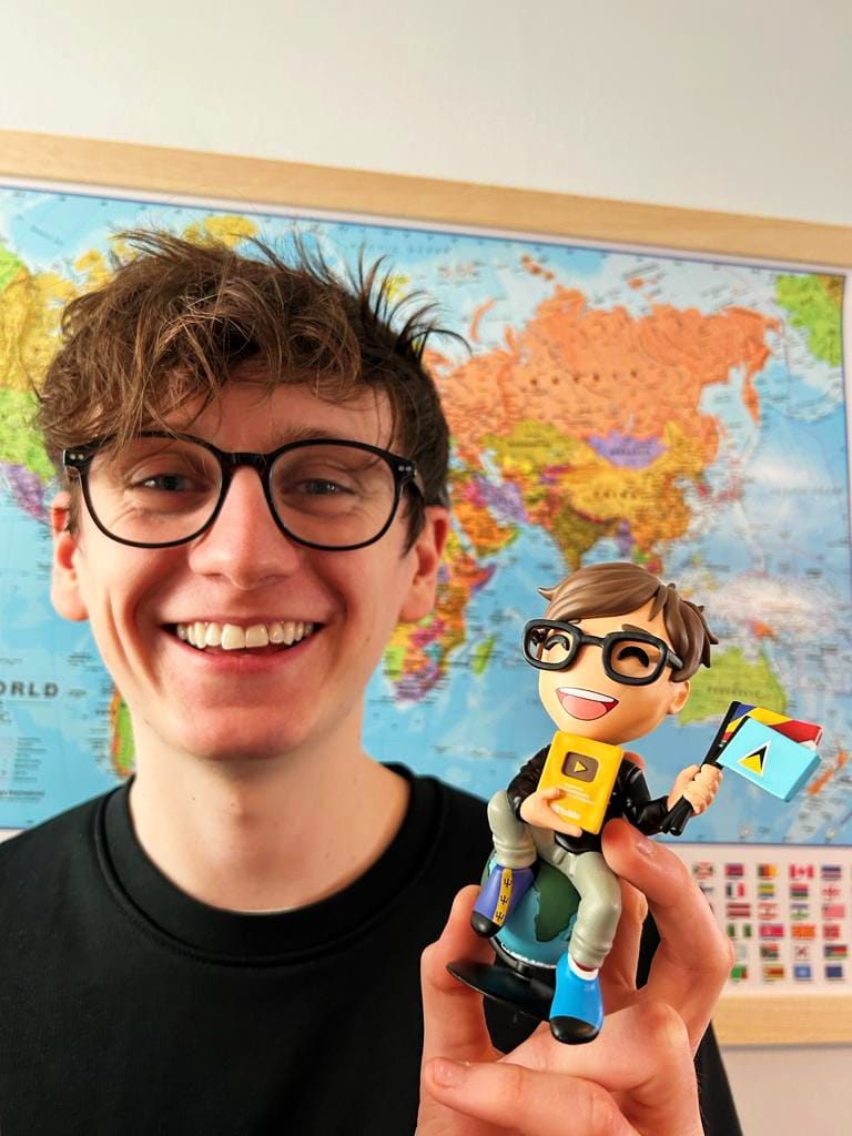 JackMasseyWelsh's tweet photo. Retweet &amp; follow @jackmasseywelsh &amp; @youtooz for a chance to WIN my JackSucksAtGeography figure dropping Dec 4th 🥳🌎 https://t.co/V6UDFBhGMF