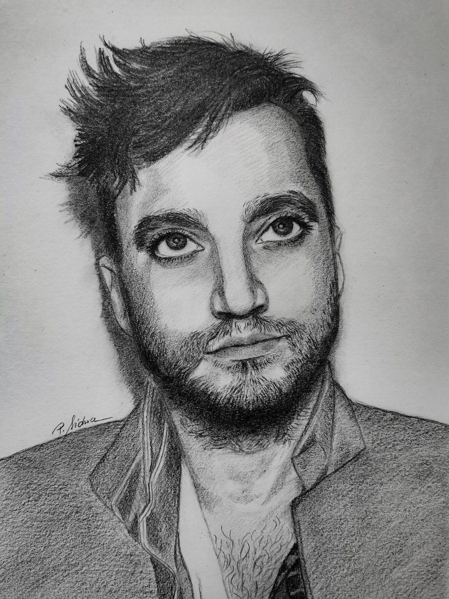 Guess who I'm seeing this Saturday? Yes, with @RichardSHarmon! Hence the idea that my drawing will be a gift for him. Hope he will like it. 🤞🏻
I can't wait! 😍

A portrait inspired by <a href="/BradEYoung/">Brad Everett Young</a>'s amazing photos.

#art #fanart #richardharmon #the100 #portrait #sketchbook