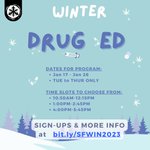 Image for the Tweet beginning: Registration for our Winter Drug