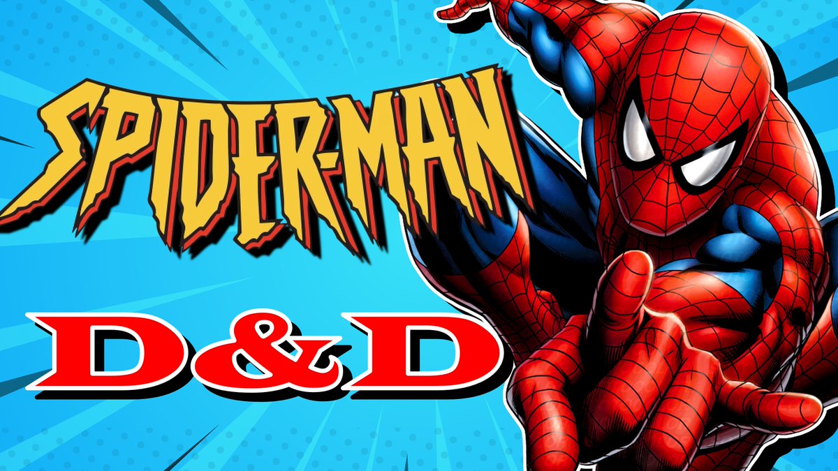 DnDBuildsRJ's tweet photo. Since I'm on Twitter already, might as well do what I always forget to do... mention that I have a new video up making #Spiderman in #DnD 
 
https://t.co/cvmN4YI1RP https://t.co/v8Qa6CaqeV