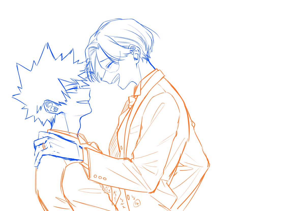 bkg_410's tweet photo. 何年か前の結婚式の時のを描き直してるんだけどその下書きが終わったので寝 https://t.co/22bEz266FT