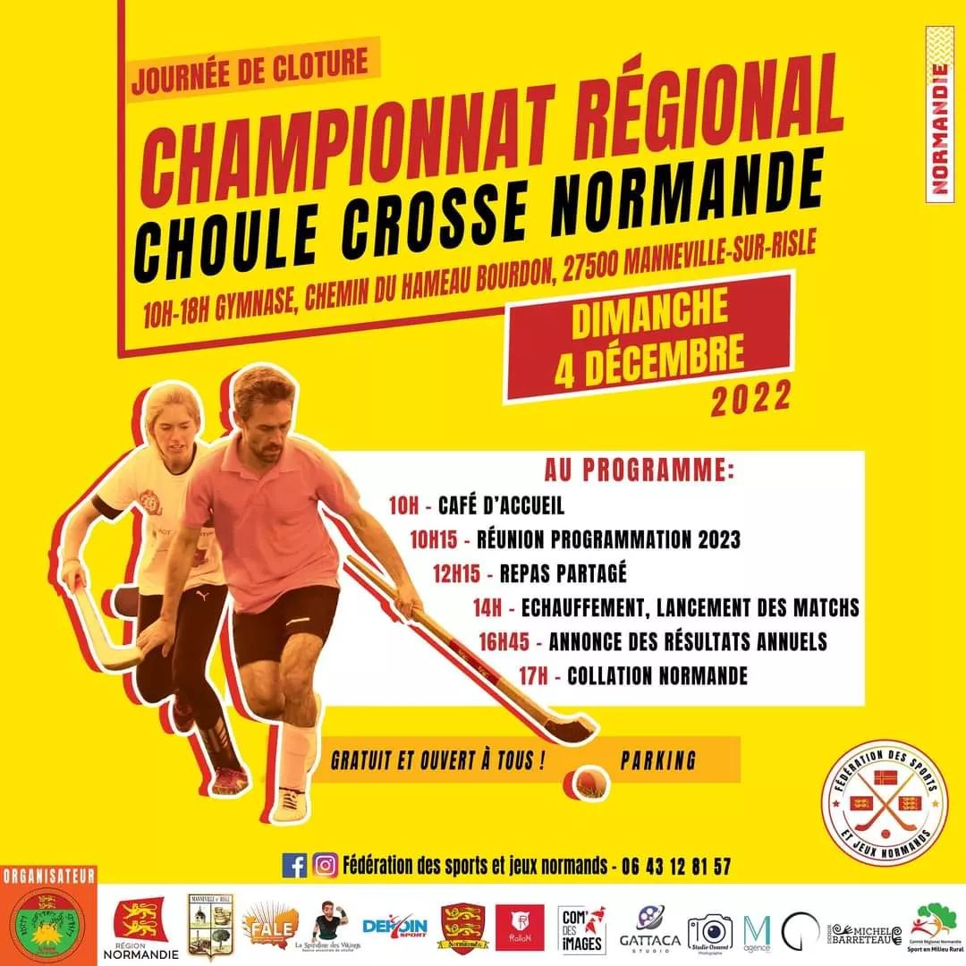 Normaundfr's tweet photo. 🏑 Ce Dimanche 4 Décembre de 10h - 18h

CHAMPIONNAT RÉGIONAL DE CHOULE CROSSE NORMANDE

Gymnase du Hameau Bourdon, 27500 Manneville-sur-Risle (Eure)

GRATUIT ET OUVERT A TOUS !

#choule #crosse #normandie #visite #repas #normande #championnat #dimanche #piquenique #carambole https://t.co/AmHz0g0POw