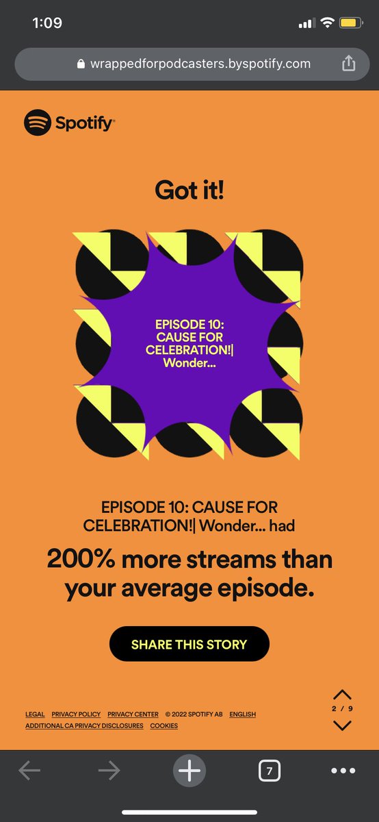 ComicsUhthority's tweet photo. Thank you to everyone who’s tuned into the last year of the Podcast. These dope stats don’t happen with out y’all. 

Again, We will be back soon…

#SpotifyWrapped https://t.co/fzac0RvSjs