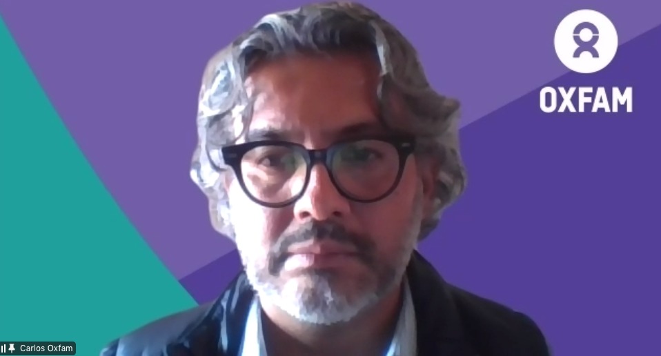 🔹#ForoDESCA I Carlos Aguilar (<a href="/oxfam_es/">Oxfam en español</a>)

➟ "Las brechas y desigualdades sociales suponen un impacto mucho mayor en comunidades indígenas, afrodescendientes y campesinas, particularmente para mujeres, niñas y niños".