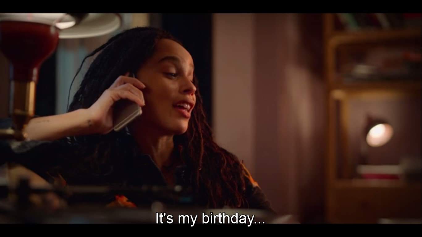 Well Zoë Kravitz, happy birthday. 