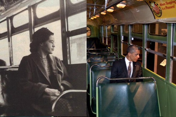 bondwooley's tweet photo. On this day in 1955, Rosa Parks was arrested for refusing to move to the back of a bus and give her seat to a white passenger in Montgomery, Alabama. 

"Courage is only an accumulation of small steps." ~Gyorgy Konrad https://t.co/PftekFLzXx