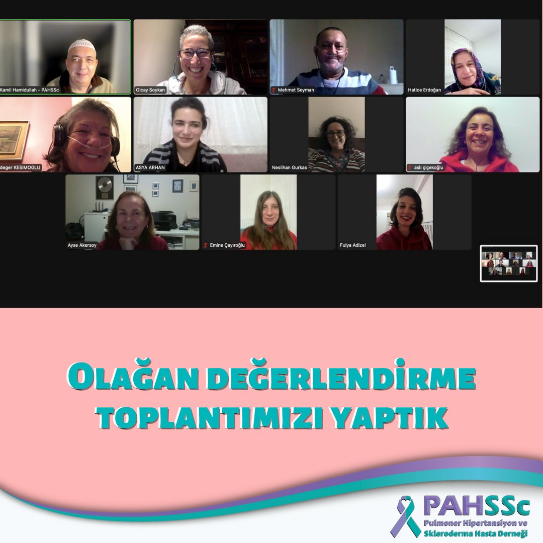 PAHSScDernegi's tweet photo. Olağan değerlendirme toplantımızı yaptık.
PAHSSc, yarınlarımız için çalışıyor.
#PAHSSc https://t.co/TVWf3pJbMk