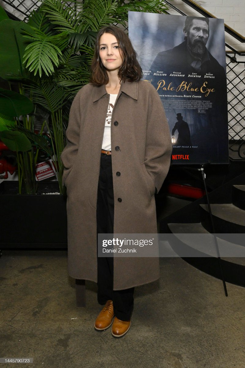 ehfilesmidia's tweet photo. 📸  Ella Hunt at the screening of “The Pale Blue Eye” in New York City last night! 

Credits: Getty Images! https://t.co/OBIq3vD5P7