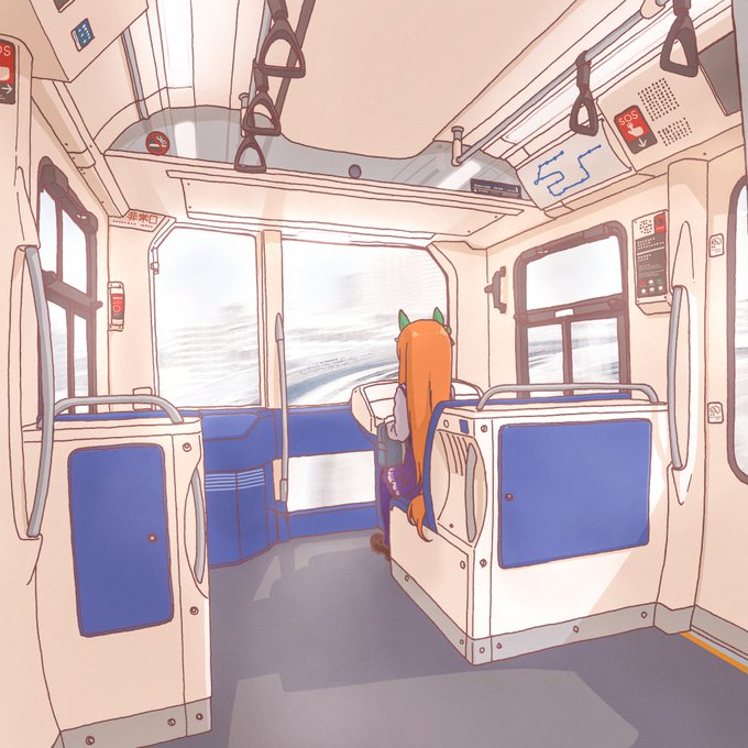 「スカート 電車」のTwitter画像/イラスト(新着)｜2ページ目