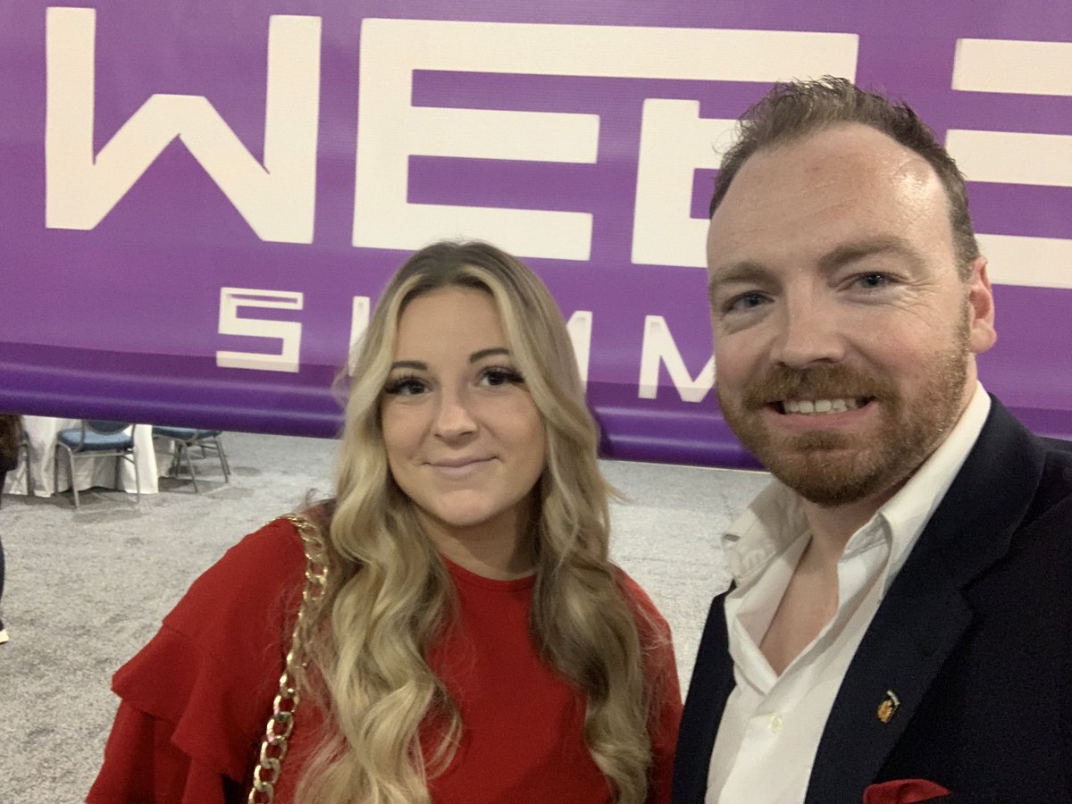 Had an excellent interview with the fantastic <a href="/theblondebroker/">The Blonde Broker</a> at <a href="/Web3summits/">WEB3 SUMMIT | Women Web3 Miami 2022 🏝</a> in Miami! #Crypto 🤩