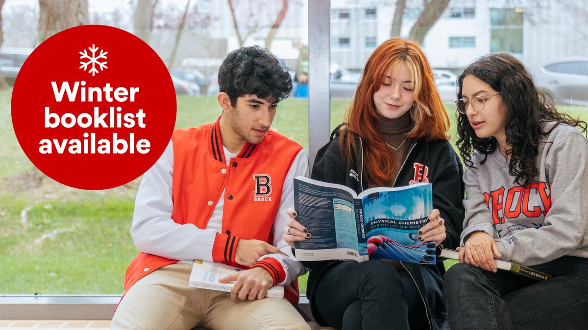 Already excited for next semester? We are too!

Winter Booklist is available now, link in bio.

#ShopBrock #BrockU