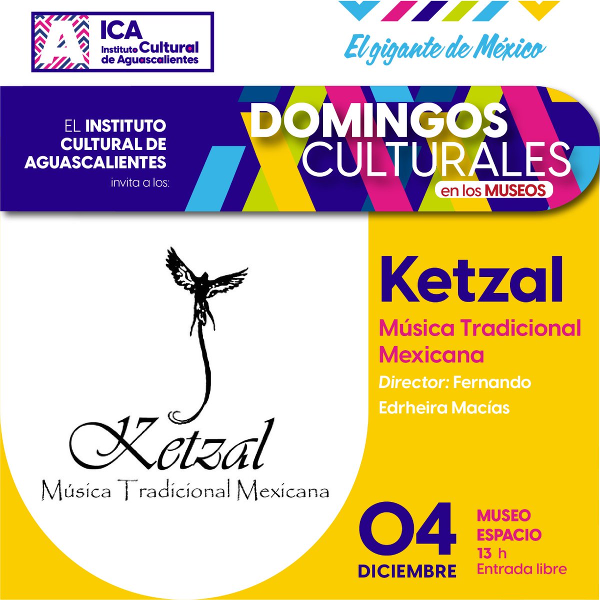 Acompáñanos el próximo domingo en Museo Espacio a la 1 en punto para este maravilloso espectáculo, recuerda que la entrada es gratuita. Y al finalizar visita las dos exposiciones que te ofrecemos Kinderwunsch de Ana Casas y Multitud en renta de Yoshua Okon y Juan Obando