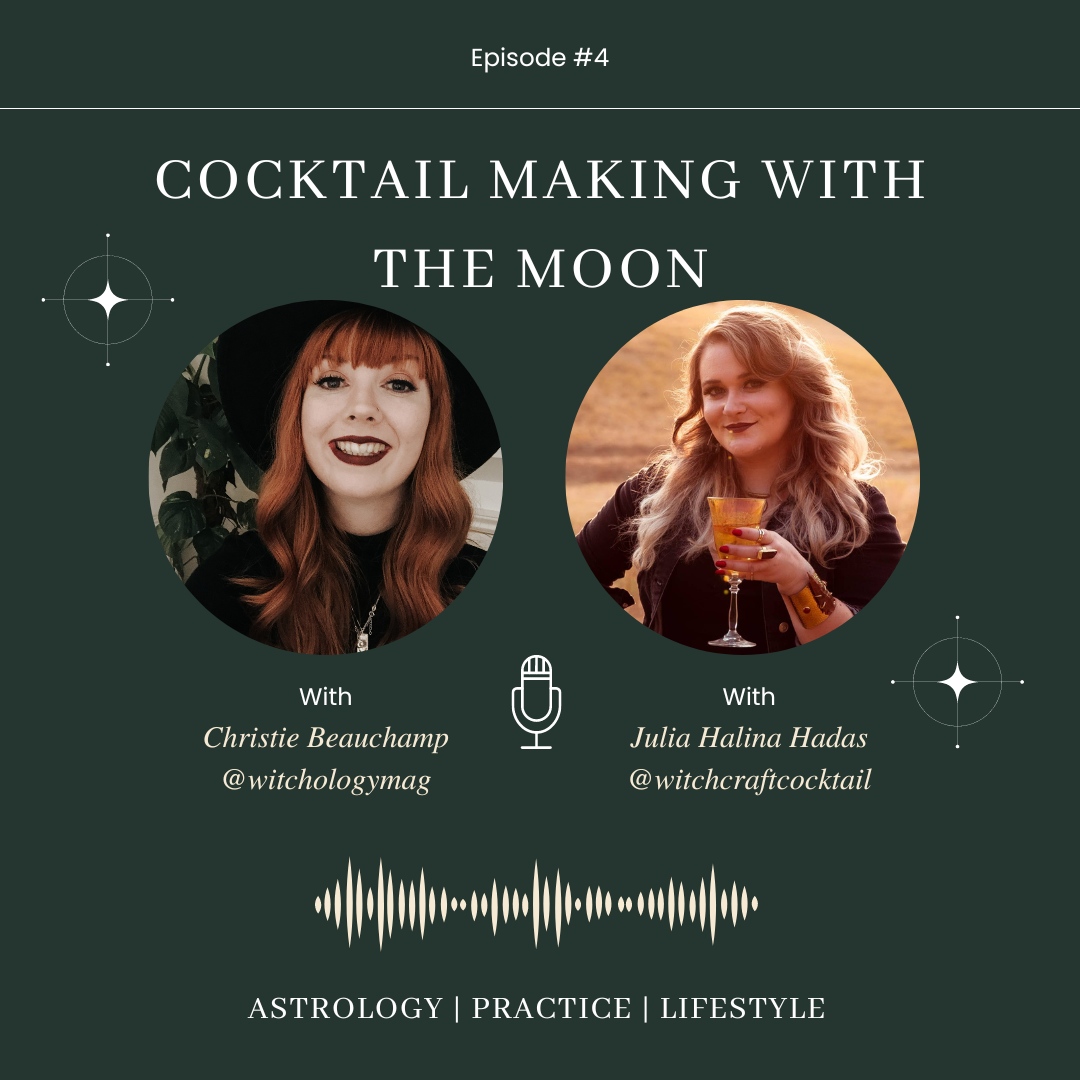 ✨Episode 4✨
The latest episode of the Witchology Podcast is now live! This week features a double whammy of our pal @witchcraftcocktail 😍 
#WitchcraftCocktails #MoonMagic #WitchcraftCocktail #MoonWitch