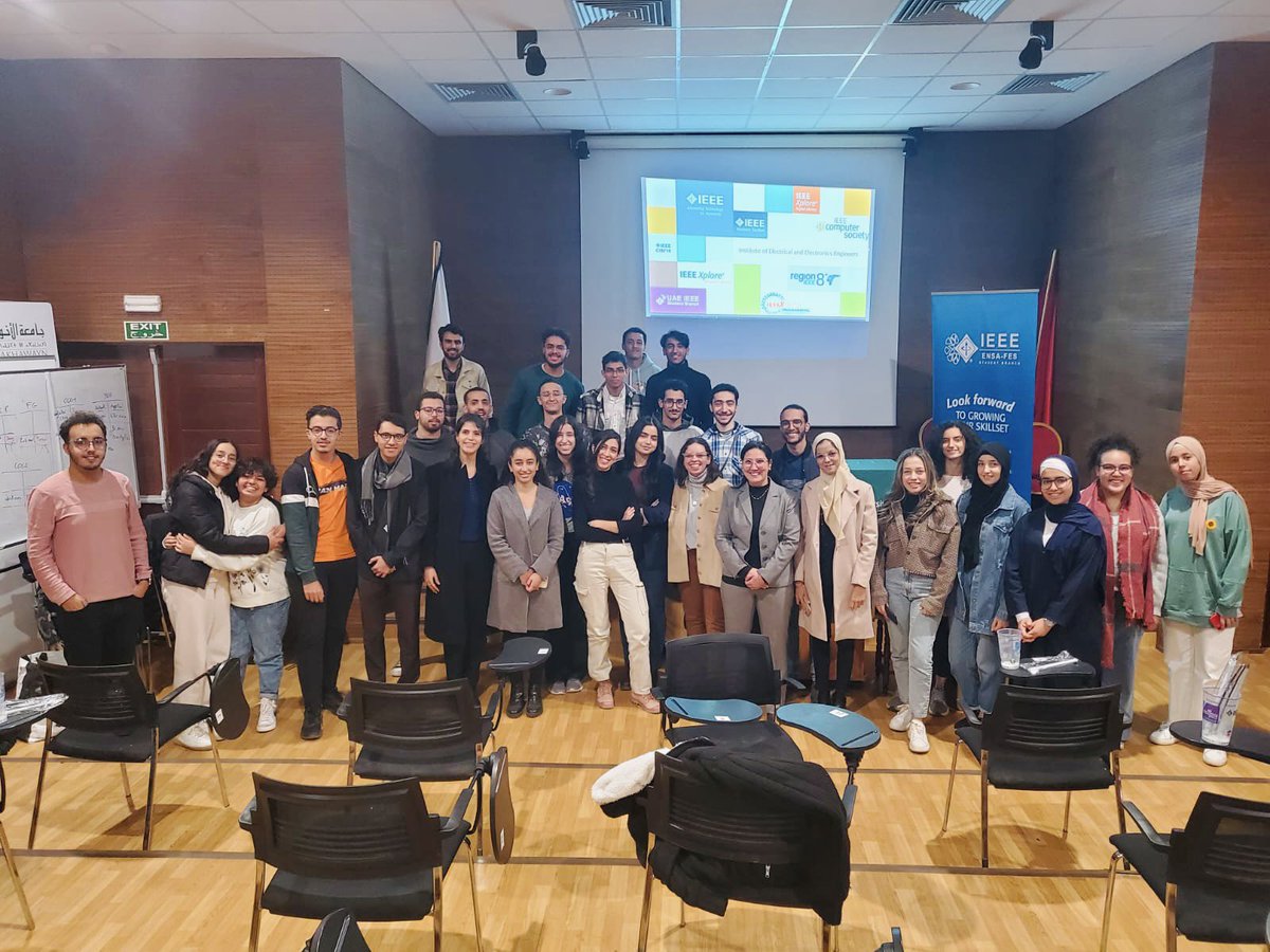 MasaoulEl's tweet photo. Last Sunday I had the honor to attend the gathering with the Al Akhawayn University future IEEE members . 
For that, I want to express my gratitude to AUI and especially to the professor Dr Houda Chakiri  for giving us the opportunity to meet with this amazing team. https://t.co/g5XjXNL7gl