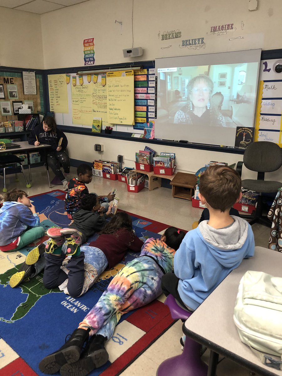 Celebrating the magic of reading with <a href="/MaryPopeOsborne/">Mary Pope Osborne</a>! We enjoyed our time with you learning about writing and inspirations for your stories! Thanks <a href="/MicrosoftFlip_/">MicrosoftFlip</a> and <a href="/RHCBEducators/">Random House Children's Books Teachers & Librarian</a>! We 💙 #MagicTreehouse!