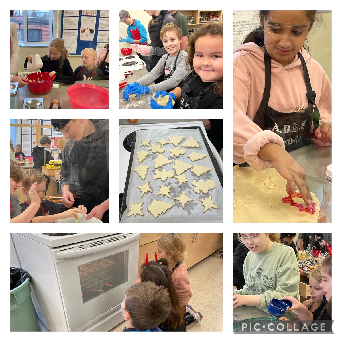 natspratt's tweet photo. Sugar cookie baking day #1! Collaborating with these grade 10’s while baking sugar cookies for @TAPArnprior has taught us proper hygiene, kitchen safety, and how to follow a recipe among many other things! Looking forward to another day of baking tomorrow at @ArnpriorDHS! https://t.co/47dwvWfnKq