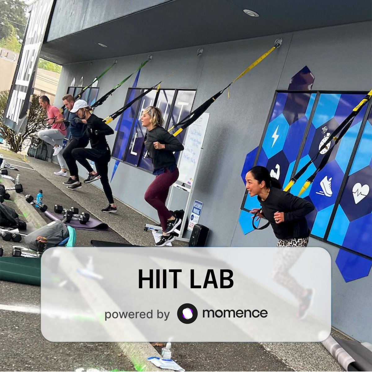 themomence's tweet photo. In the sunny city of Seattle 🌝 there's a place you can work out 💪, like really work out 💪💪, all the way outside the building. Check out HIIT LAB now powered by @themomence.
.
.
.
#hiitstudio #hiitgym #hiit #gymsoftware #gymowner #fitnessstudio #fitnessstudioowner #seattlehiit https://t.co/2qfbCo3TMV