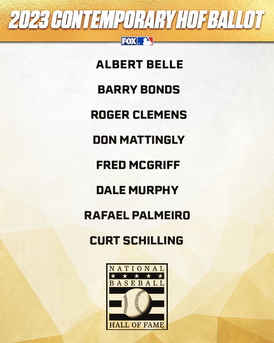 FOX Sports MLB on Twitter "The Comtemporary Baseball Era vote takes
