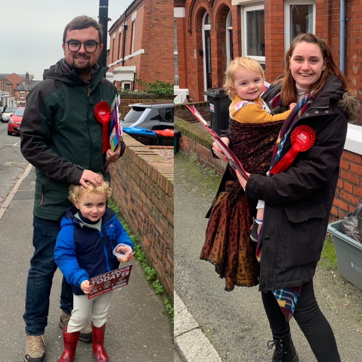 Family day out campaigning for @CllrSDixon in the City of #Chester by-election #ChesterByElection #VoteLabour 🗳️🌹