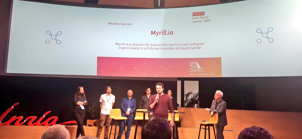 🥳 Joyeux anniversaire à #InriaStartupStudio <a href="/Inria/">Inria</a> ! 3 ans, ça se fête 😉 Pitchs, tables rondes, keynote et convivialité sont au rdv au <a href="/CampusCyberFr/">Campus Cyber</a>.
🙌 Les porteurs de projet accompagnés à <a href="/Inria_Nancy/">Centre Inria de l'Université de Lorraine</a> sont de la partie : @OsezAbbrevio <a href="/twinical/">Twinical</a> @LibSciences <a href="/myrill_io/">Myrill.io</a>