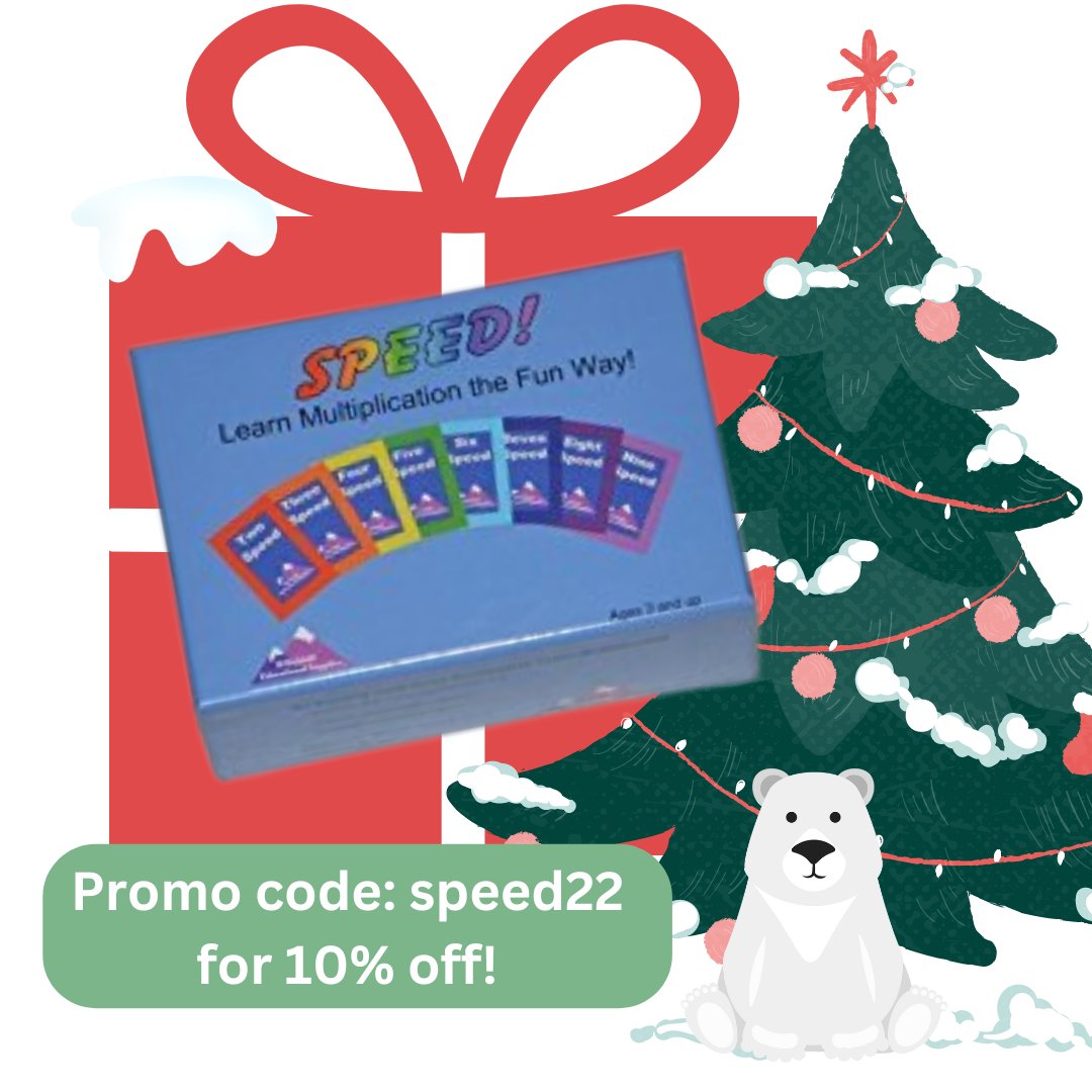 SIS4Teachers's tweet image. Do you need a gift for that special student? Give the gift of Speed! - Multiplication Speed that is! Use promo code speed22 at checkout for 10% off! ow.ly/4p7N50LSMLU

#multiplicationisfun #giftideas #mathgift