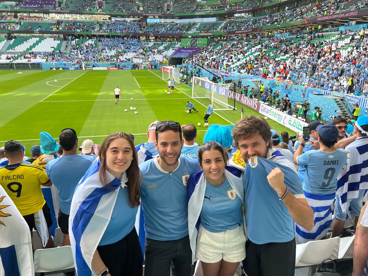 Delegación nareiana acompañado a la celeste en el mundial de Qatar ⚽️🏆🇺🇾😃
