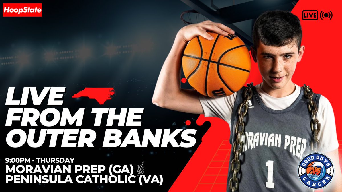 🚨LIVE TONIGHT🚨

GOOD GUYS vs CANCER
<a href="/moravianprepnat/">Moravian Prep National</a> 🆚 <a href="/PeninsulaCathHS/">Peninsula Catholic</a> 

⏰9:00PM
🏟<a href="/firstflighthoop/">chad williams</a>

📺youtu.be/E0NNzXwAKsc

#HoopState #HoopStateLive #GoodGuysOnly