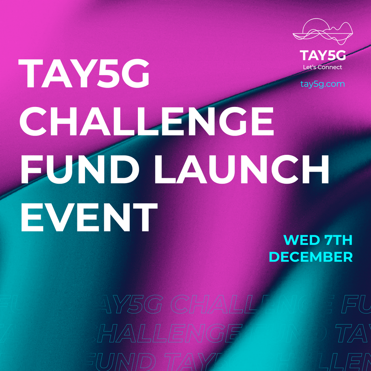 @Scotland5GCentre are hosting an open day in #Dundee. 

Find out more about the #Tay5G Challenge Fund and discuss your application. 
📅 Wed 7th Dec
📍 Abertay Cyber Quarter, @UniversityofAbertay
Register: bit.ly/Tay5GLaunch 

#Tay5G #FundingOpportunity
