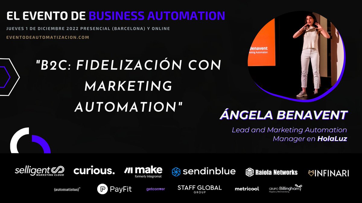 El directo del #EBA22 youtube.com/watch?v=OmUPWt… suma y sigue con Ángela Benavent de <a href="/HolaLuzcom/">Holaluz</a>.