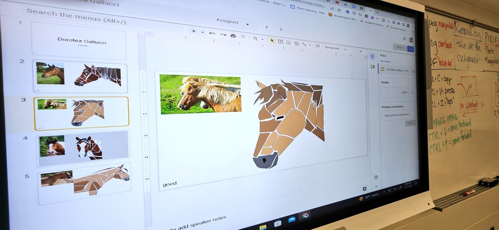 lovelandtech's tweet photo. Some great #AppliedDigitalSkills #PopArt using #GoogleDrawings drawing polyline tool & inserting images into #GoogleSlides. @NeptuneSchools @Neptune_STEM @SNishTech @NTSD1to1tech #buildyourprogram https://t.co/WDFS7Tj3dl