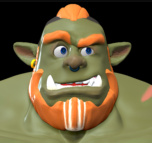 KumaIqwha's tweet photo. Just some expression tests to see how this face would handle them. I think it has many possibilities. https://t.co/PqJtPIB9km