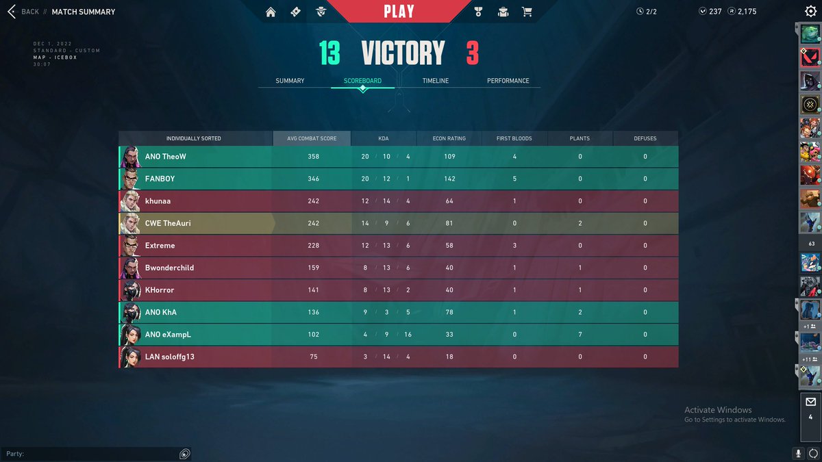 2-0 in <a href="/VBLorg/">Valorant Balkan League</a> 

✅13-3 vs #LANDODGERS

Very clean game from the boys, happy with our performance:)