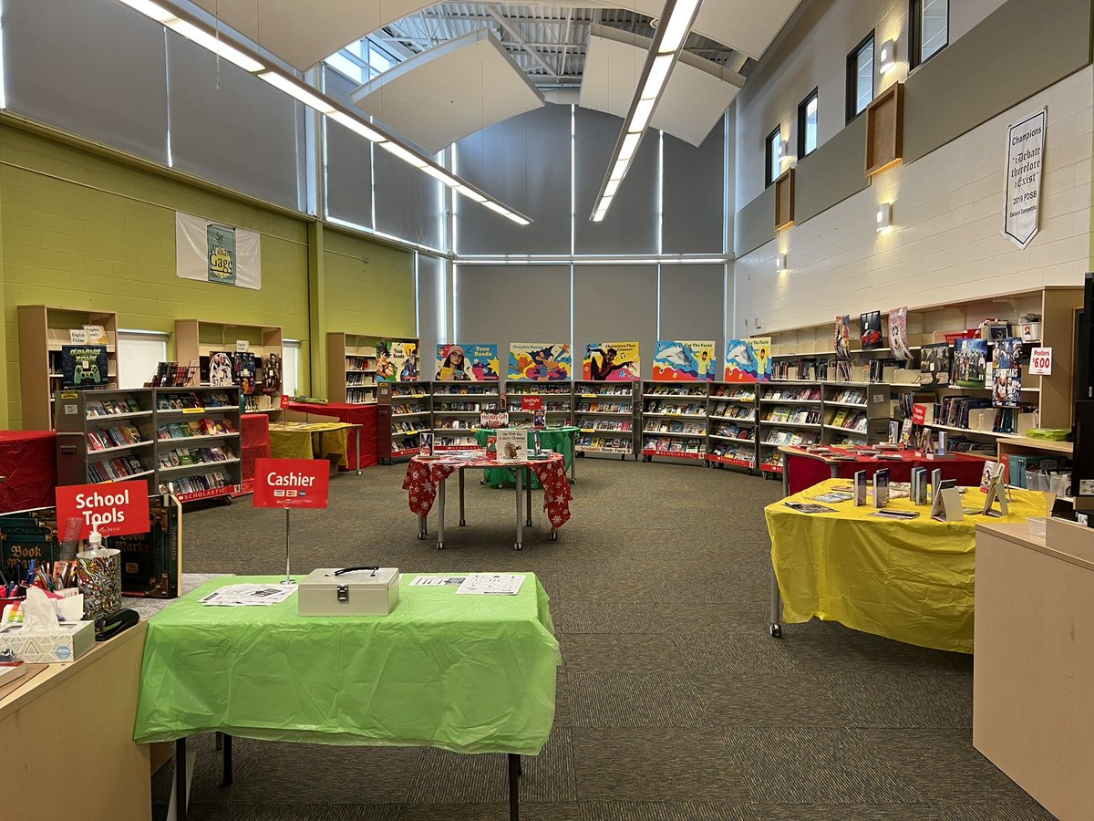 AmyBeechamOCT's tweet photo. Hey @SWGGators Fam! Book fair starts tomorrow!!!  There are many @Scholastic books to choose from as well as gifts, posters and school supplies! Bring your $$$ https://t.co/0xfwXCXhNe