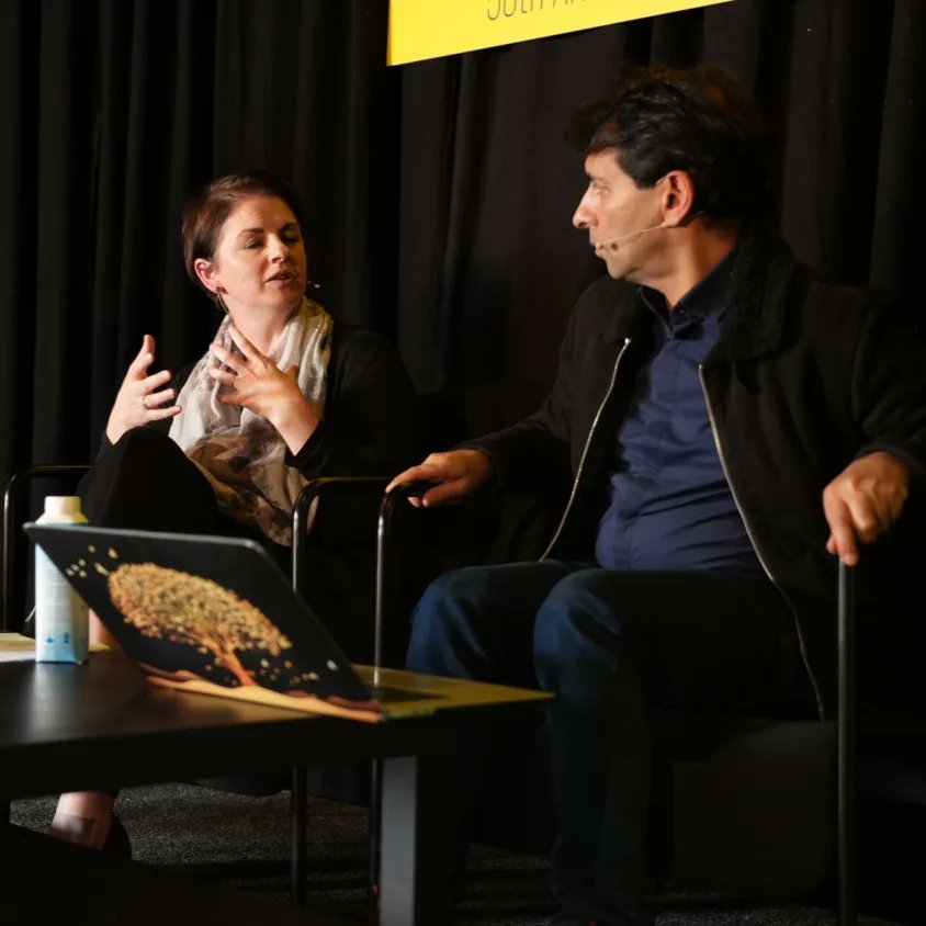 WeArePeaceFire's tweet photo. Lively discussion, debate and stories from our final panel of the day @MCantacuzino Pratap Rughani &amp; Niaomh McNamme #TheSteelShutterRevisited #TheSteelShutter #carlrogers #documentaryfilm #belfast #peace https://t.co/NyQUCbW1HX