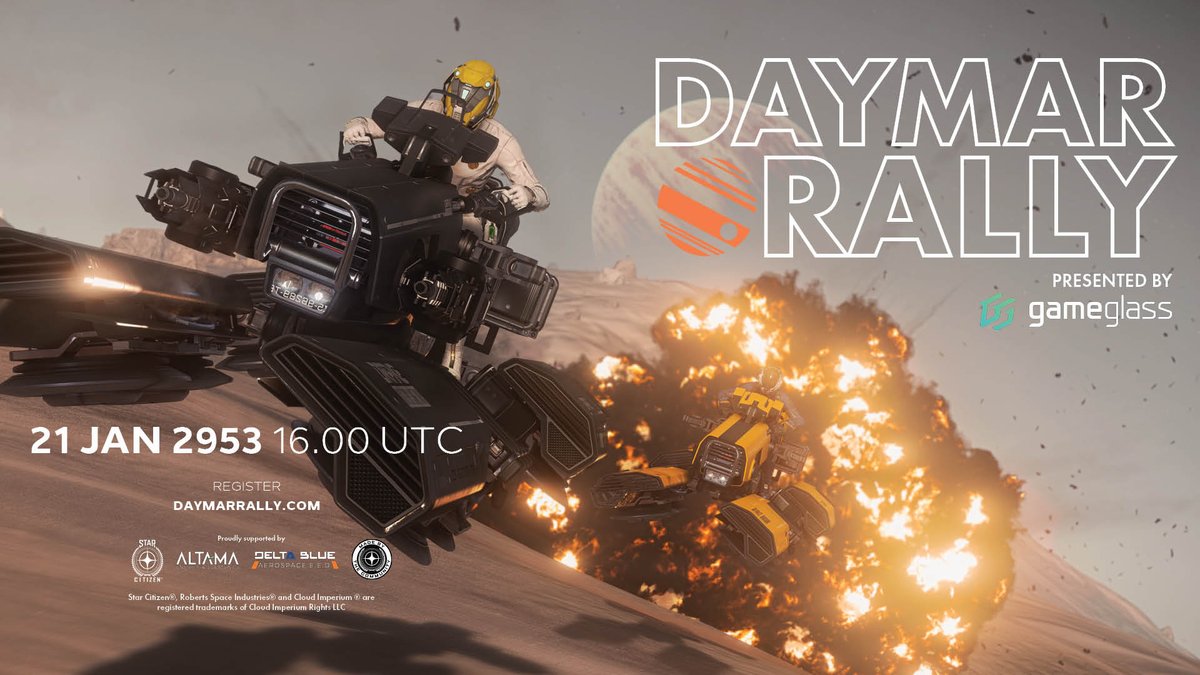 RobertsSpaceInd's tweet photo. Which division would you be most interested in racing for in the upcoming #DaymarRally organized by @ATMOesports?

🏁 BUGGY
🏁 TRUCK
🏁 BIKE

Now that we have 100 player servers, let's set new records!
Registration Ends Dec. 10th: https://t.co/nOgED5J3sz https://t.co/U1L2UthUOa