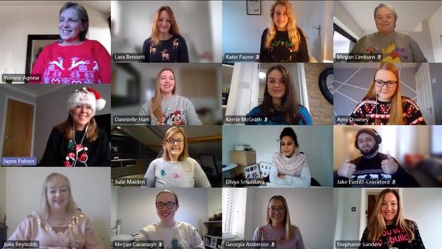 juliaereynolds's tweet photo. It’s Christmas jumper day @SlaterGordonUK and we are raising valuable funds for @CP_Cymru via the @BigGive which means your donation will be doubled!! Please give if you can https://t.co/1OYU7gV25C.  @SlaterGordonUK #ChristmasJumperDay #CerebralPalsy #charityfundraising https://t.co/LAHgk6IOgz