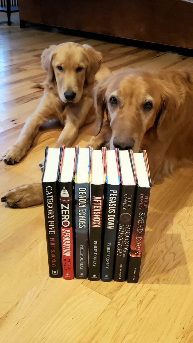 ByPhilipDonlay's tweet photo. My best buddies, (Nash is the big guy, Buck is our new puppy) are excited that seven out of eight Donovan Nash Thrillers are Kindle Monthly deals.  That means for the rest of the Christmas shopping season, $1.99 buys a great gift. $14 buys a spectacular gift.  Happy Holidays! https://t.co/piIDmHLkZT