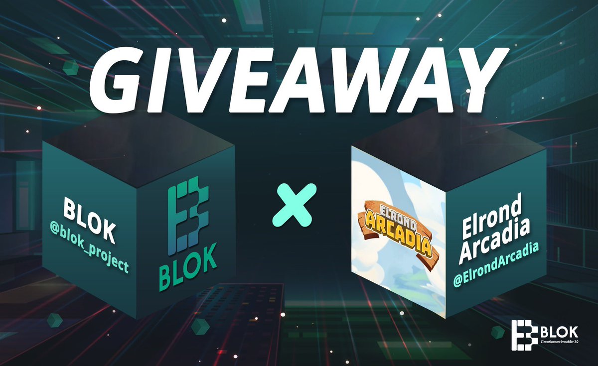 🧙‍♂️#GIVEAWAY
 
Blok is proud to offer in cooperation with @ElrondArcadia 

• 1 Freemint ( 0.6 EGLD )
• 0.3 EGLD

▶️To participate : 
• LIKE &amp; RT
• Follow @ElrondArcadia 
• Join : discord.gg/tfja6VPRkk