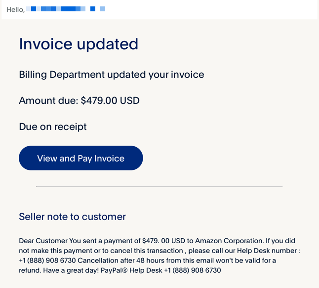 enigma_0Z's tweet photo. ... and I got went to the wall of legalese that is the "user agreement" that literally no one will ever read. 

So PayPal is basically saying "we don't care if someone sends you an invoice that is fraudulent", meanwhile I'm sure others are actually falling for this scam. Be safe! https://t.co/QSoR1zJXw1