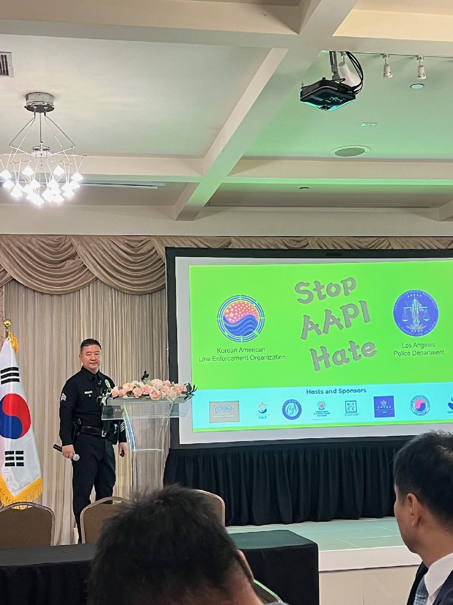 LEAAP participated in today's Safer Community Seminar for our stakeholders in the Korean Community. Commander Tom and Detective Park helped raise awareness on AAPI Hate Crimes and public safety @LAPDBlakechow <a href="/LAPDChiefMoore/">Michel R. Moore</a> <a href="/LALEY_LAPD/">LALEY - Latin American Law Enforcement Association</a> <a href="/LAWPOA_LAPD/">LAWPOA</a> <a href="/LAPDHQ/">LAPD HQ</a>