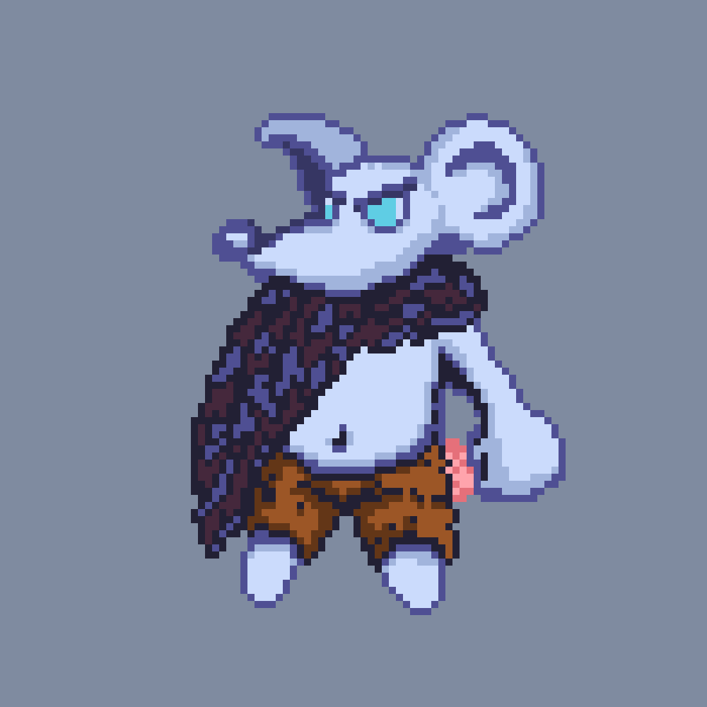 Warthok88's tweet photo. Character...
Mous after the tail has been severed ..
and was sent to dig in the cheese mines

(quick background =  after escaping the mines)

#pixelart #pixelartist #pixelartwork #pixelcharacter #pixelmouse #pixelbackground #characterdesign #character #mouse #background #fantasy https://t.co/5qiVN1Qxdu