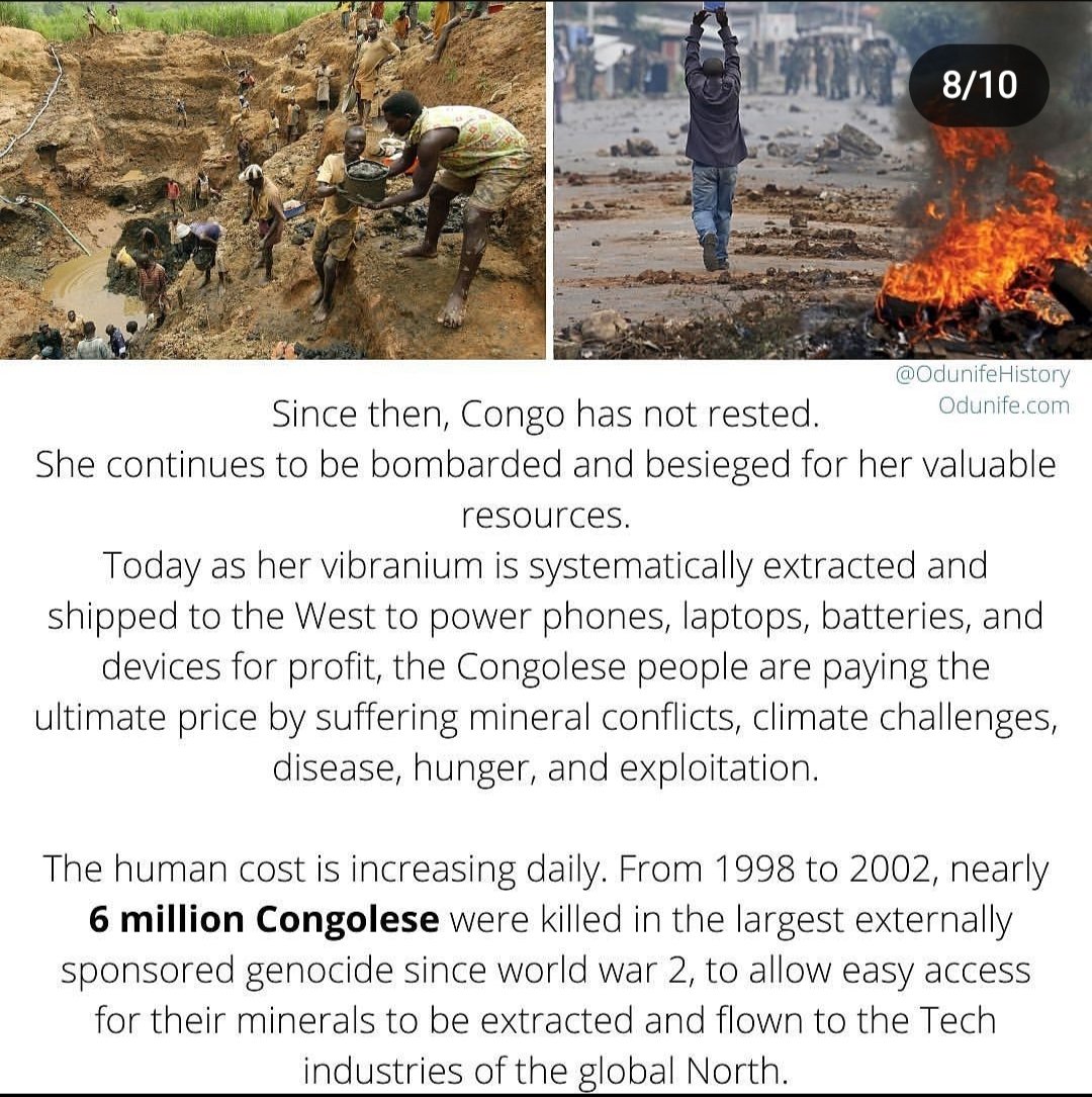 ShirleyNailah's tweet photo. #Part2 Why is #DRC so important to the modern day world? #PrayForPeace #SpeakAgainstBloodShed #ProtectTheCongolese #RespectTheDRCPeople #StandAgainstWar #SpeakPeace #ConvetteGroup https://t.co/8sKYfIX60Z