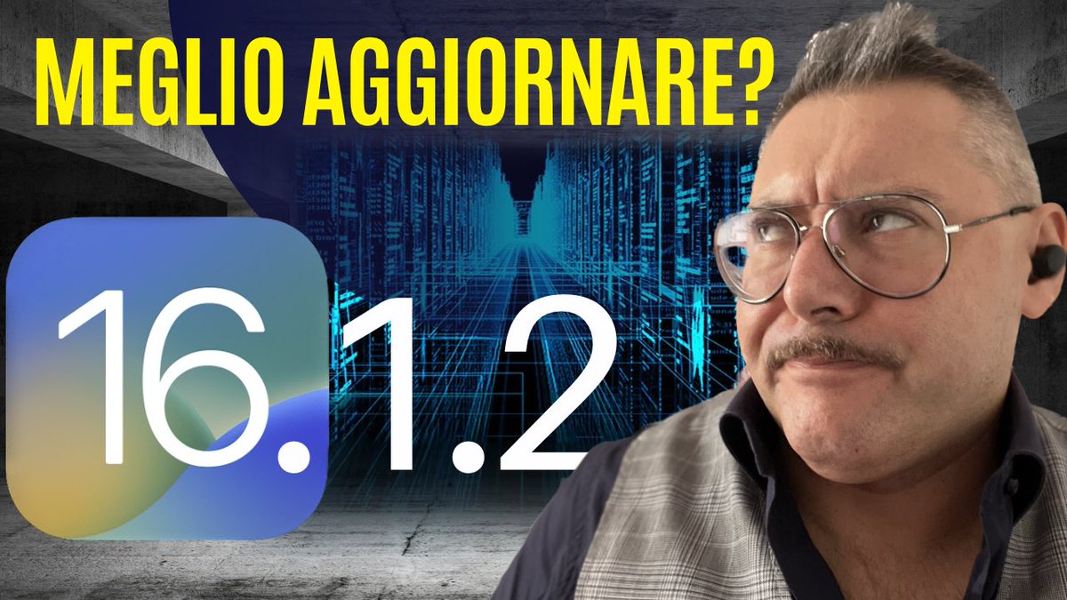ilbloggaro's tweet image. IOS 16.1.2 TUTTE LE NOVITÀ
youtu.be/slI0lGmySaE #ios16update