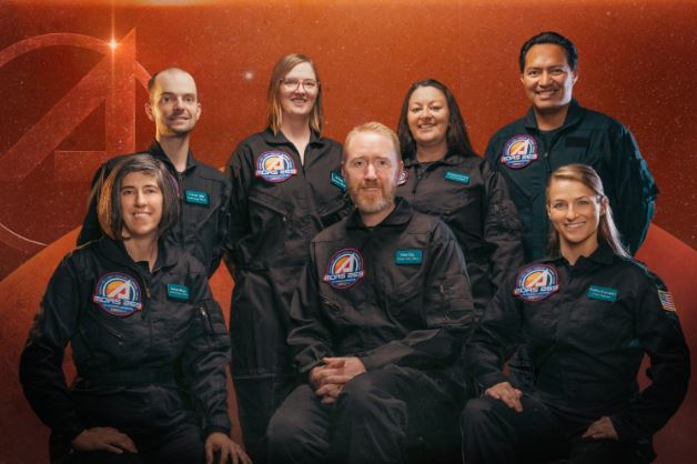 Colleen1Stover's tweet photo. @AeroPolicy @AerospaceCorp Check out this crew all geared up and flashy!  They are on mission now - and somewhere on Instagram too apparently! https://t.co/UKrJAhj0nT