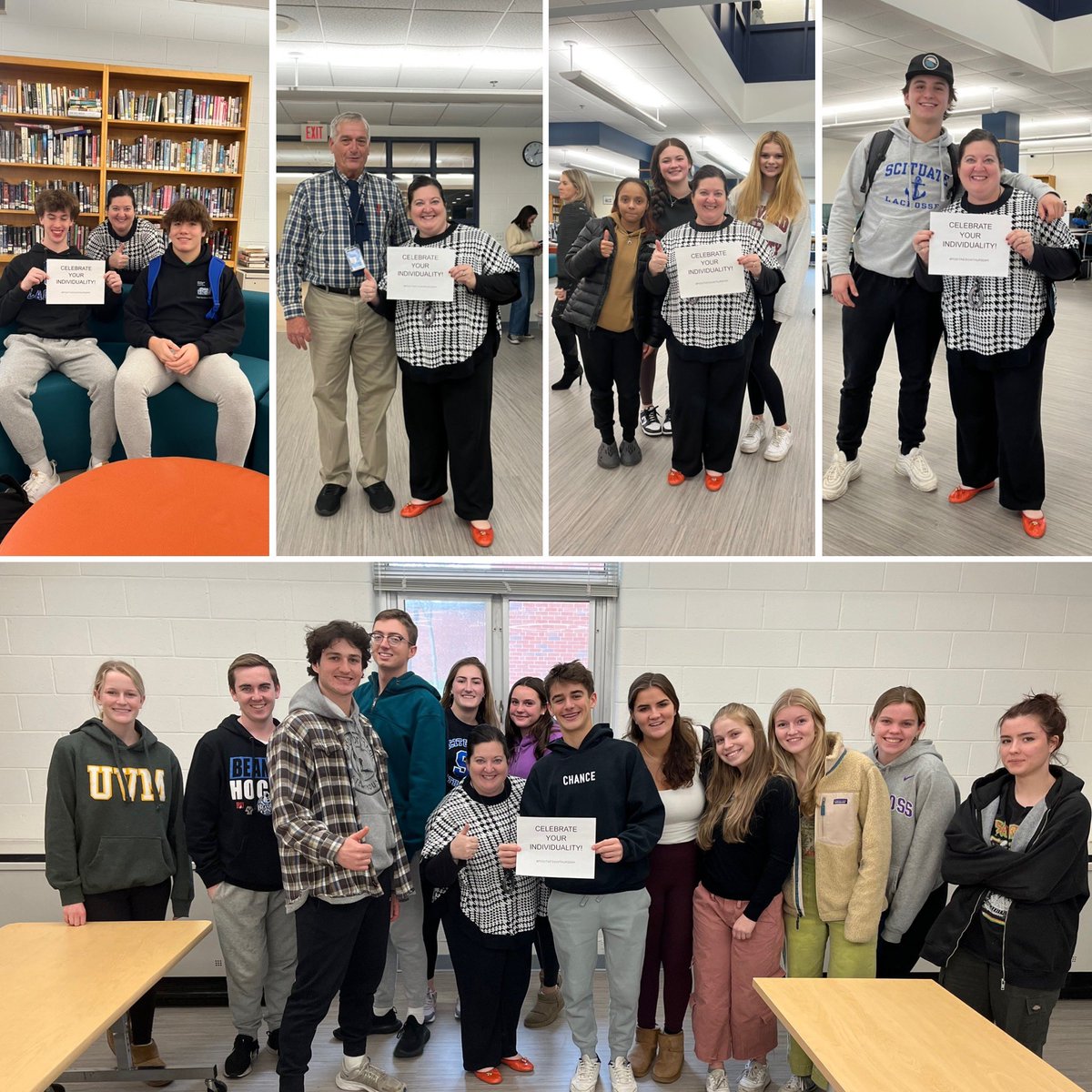Celebrate your individuality! <a href="/scituatehigh/">Scituate High School</a> <a href="/ScituateSchools/">Scituate Schools</a> #positivesignthursday