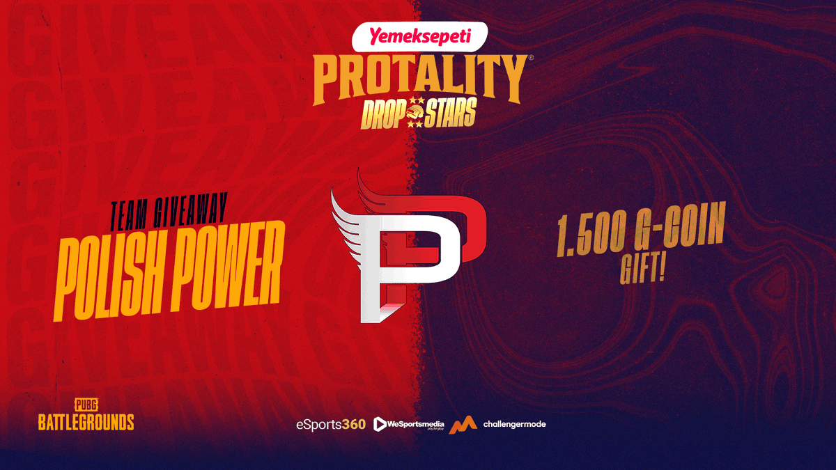 PolishPower (@polishpowerpubg) on Twitter photo With the last tournament of the Year <a href="/protalitygg/">PROTALITY</a> has prepared 1500 GC giveaway for our fans!
🎁SIMPLE RULES🎁
Retweet + Tag a friend + Follow
<a href="/PolishPowerPUBG/">PolishPower</a> <a href="/K4piiPUBG/">K4pii</a>
<a href="/KnorkiS/">KnorkiS</a>
<a href="/MarcelekPUBG/">Marcelek 🇵🇱</a>
<a href="/KrunioPUBG/">krunio</a>
GL&HF
Build your fantasy team:
twire.gg/en/pubg/fantas…
<a href="/PUBG_TUR/">PUBG: BATTLEGROUNDS Türkiye</a> With the last tournament of the Year <a href="/protalitygg/">PROTALITY</a> has prepared 1500 GC giveaway for our fans!
🎁SIMPLE RULES🎁
Retweet + Tag a friend + Follow
<a href="/PolishPowerPUBG/">PolishPower</a> <a href="/K4piiPUBG/">K4pii</a>
<a href="/KnorkiS/">KnorkiS</a>
<a href="/MarcelekPUBG/">Marcelek 🇵🇱</a>
<a href="/KrunioPUBG/">krunio</a>
GL&HF
Build your fantasy team:
twire.gg/en/pubg/fantas…
<a href="/PUBG_TUR/">PUBG: BATTLEGROUNDS Türkiye</a>